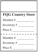 price tag sample